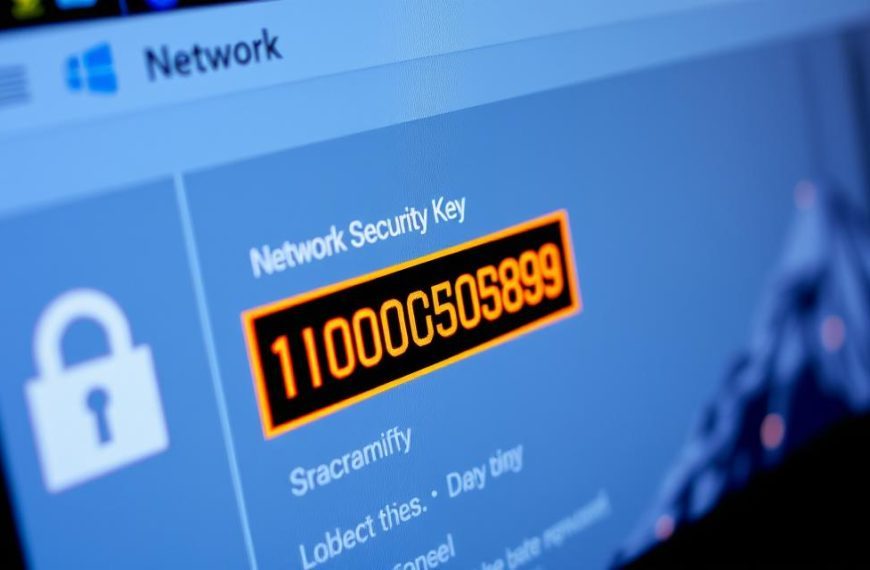 where do i find network security key in my computer