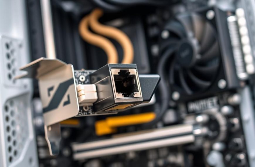 where is the network adapter on a computer