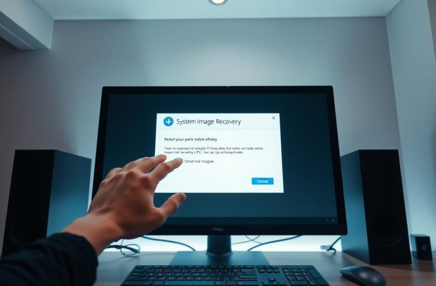 How do I restore my computer from a system image