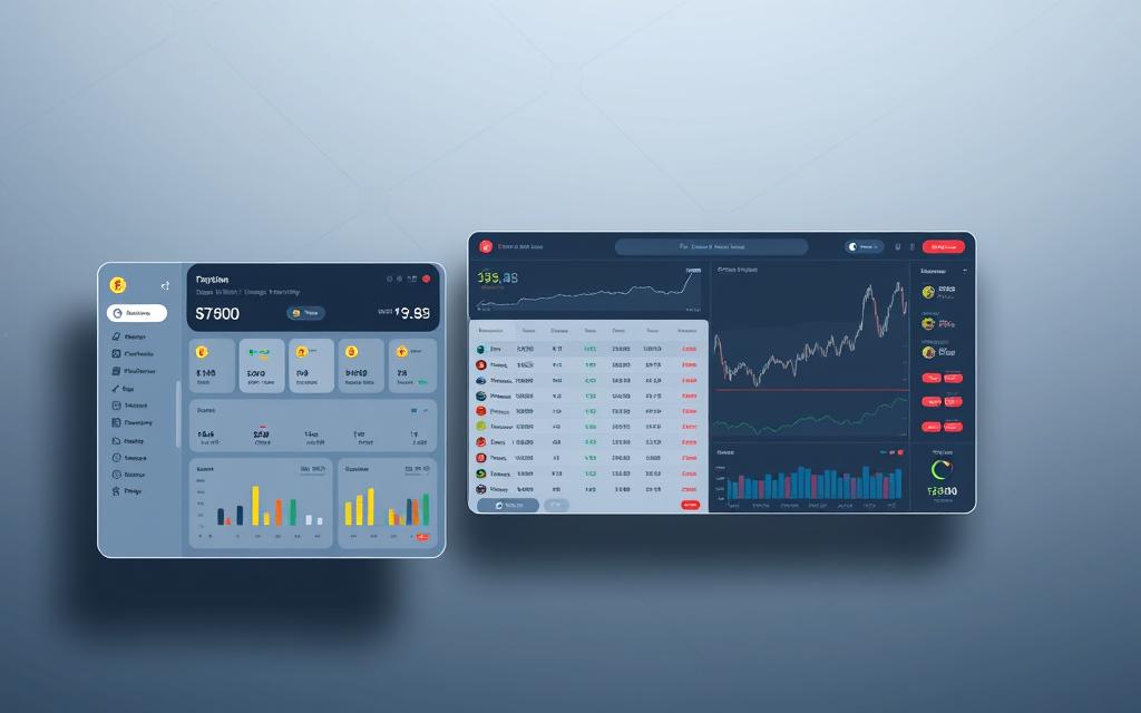 cryptocurrency interface design
