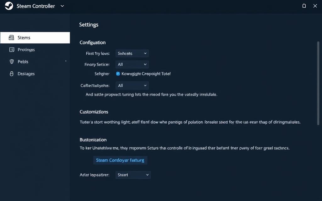 steam ps4 controller settings