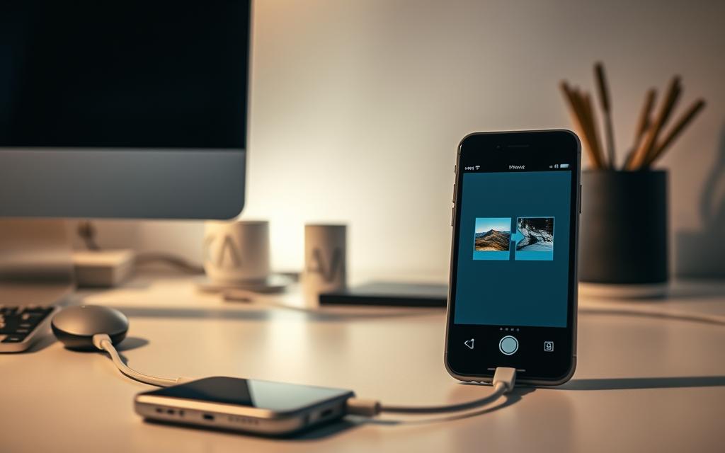 transferring iPhone photos to PC