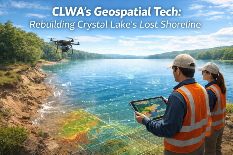 CLWA's Geospatial Tech: Rebuilding Crystal Lake's Lost Shoreline